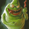 Slimer Ghostbusters Cartoon Diamond Painting