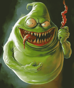 Slimer Ghostbusters Cartoon Diamond Painting