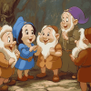 Snow White and Disney Dwarfs Diamond Painting