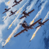 Snowbirds Military Display Diamond Painting