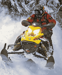 Snowmobile Engine Diamond Painting