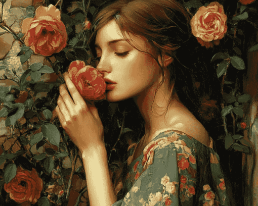 Soul Of The Rose Vintage Diamond Painting