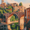 South France Architecture Diamond Painting