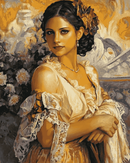 Spanish Woman Diamond Painting