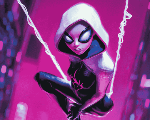 Spider Gwen Marvel Animation Diamond Painting