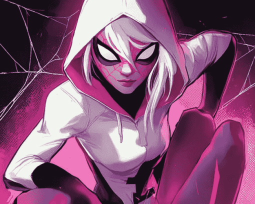 Spider Gwen Marvel Diamond Painting