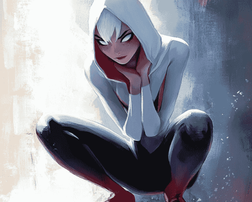 Spider Gwen Marvel Diamond Painting