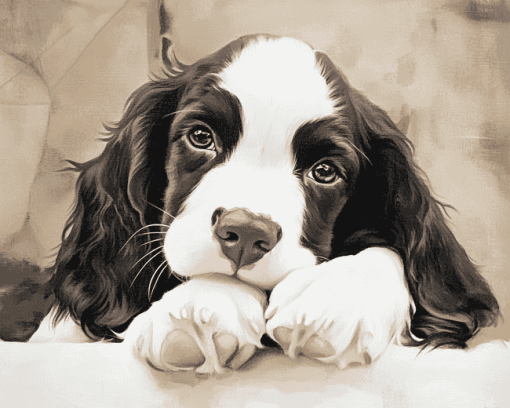 Springer Spaniels Dogs Diamond Painting