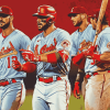 St Louis Cardinals Baseball Players Diamond Painting