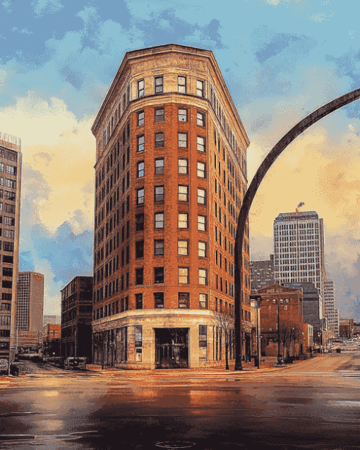 St Louis Skyscrapers Diamond Painting