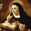 St Teresa of Avila Antique Diamond Painting