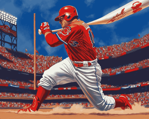 St. Louis Cardinals Baseball Diamond Painting