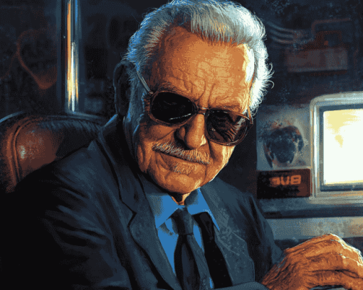 Stan Lee Marvel Legend Diamond Painting