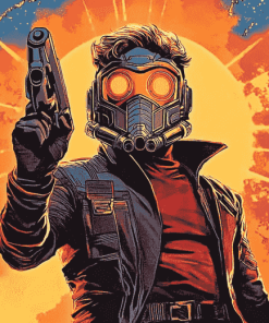 Star Lord Marvel Diamond Painting