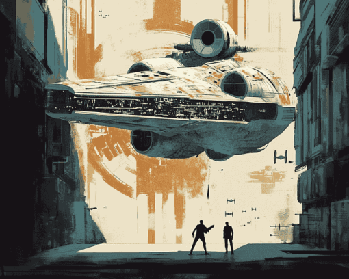 Star Wars Millennium Falcon Diamond Painting