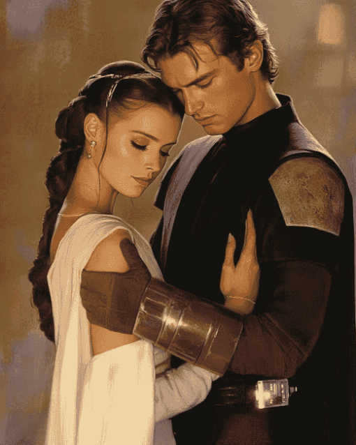 Star Wars Padmé and Anakin Diamond Painting