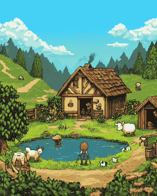 Stardew Valley Animation Diamond Painting