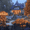 Stars Hollow Houses Diamond Painting