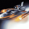 Starship Cartoon Adventure Diamond Painting