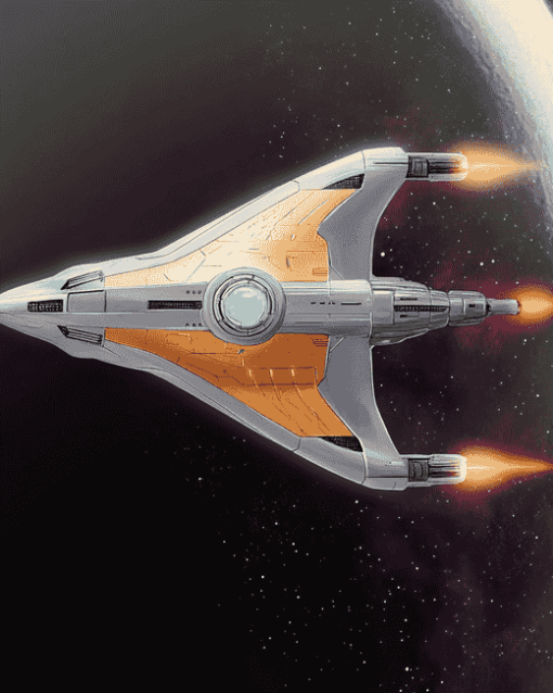 Starship Enterprise Diamond Painting