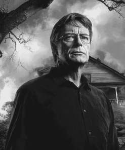 Stephen King Black And White Diamond Painting