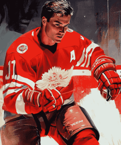 Steve Yzerman Sports Legend Diamond Painting