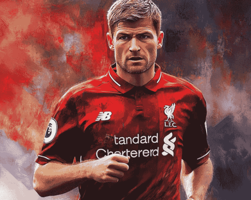 Steven Gerrard Football Icon Diamond Painting