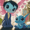 Stitch Animated Friends Diamond Painting