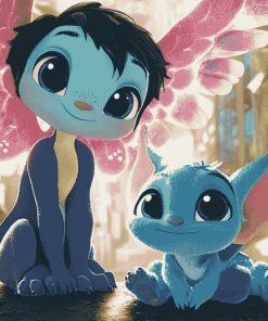 Stitch Animated Friends Diamond Painting