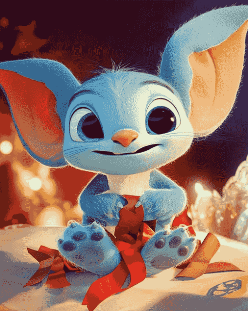 Stitch and Angel Cartoon Diamond Painting