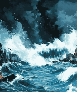 Stormy Tsunami Animation Diamond Painting