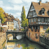 Strasbourg France Scenic Diamond Painting