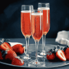 Strawberry Champagne Delight Diamond Painting