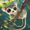 Sugar Glider Cartoon Diamond Painting