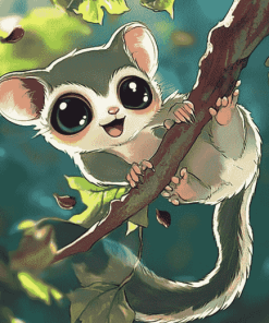 Sugar Glider Cartoon Diamond Painting