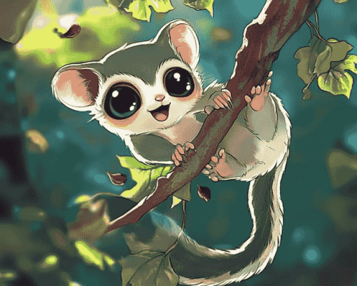 Sugar Glider Cartoon Diamond Painting