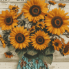 Sunflower Bouquet Diamond Painting