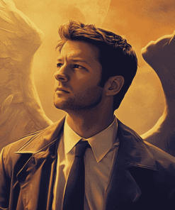 Supernatural Castiel Angel Diamond Painting