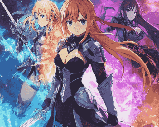 Sword Art Online Anime Diamond Painting