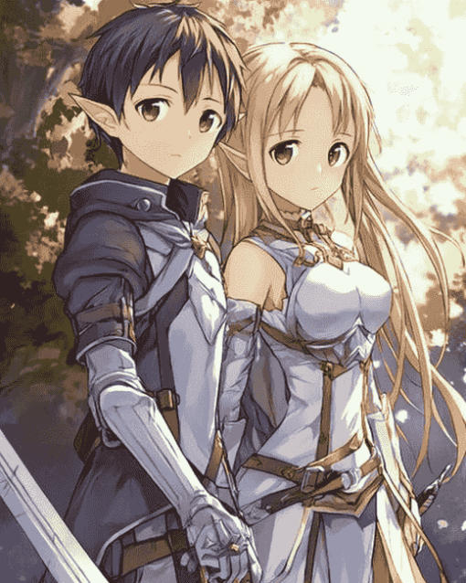 Sword Art Online Romance Diamond Painting