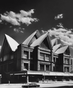 Sydney Buildings Black And White Diamond Painting