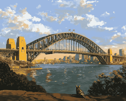 Sydney Harbor Icon Diamond Painting