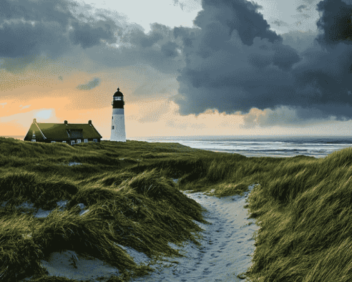 Sylt Lighthouses and Landscapes Diamond Painting