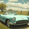 Tbird Car Diamond Painting