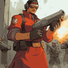 Team Fortress 2 Animation Diamond Painting