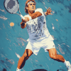 Tennis Legend Andre Agassi Diamond Painting