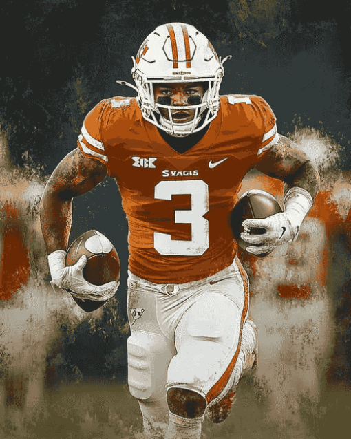 Texas Football Star Diamond Painting