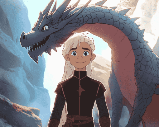 The Dragon Prince Anime Art Diamond Painting