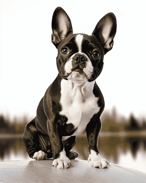 The Frenchton Puppy Charm Diamond Painting