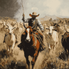 The Herders Cowboy Art Diamond Painting